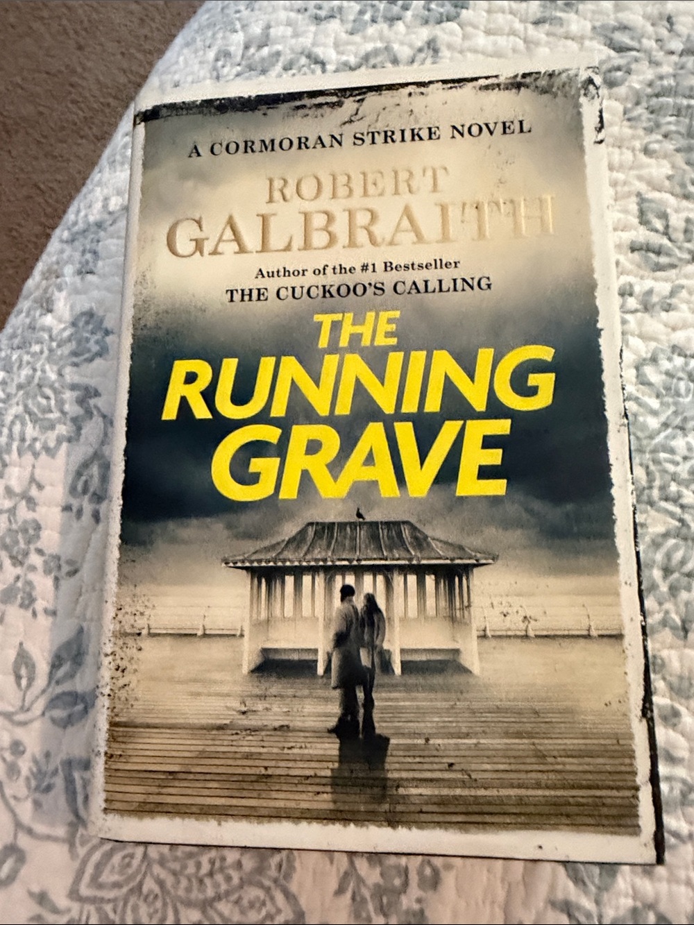 Robert Galbraith "The Running Grave" Book - Yellow & Gray Cover